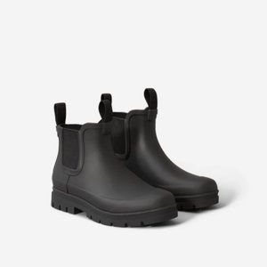 NEW Everlane Rain Boot - Black - Size 8